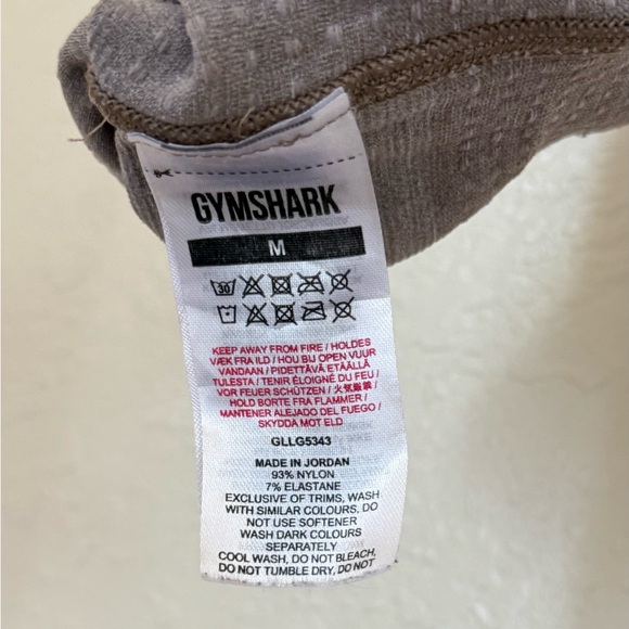 Gymshark Vital Rise Seamless Leggings - Taupe Marl Size M - Picture 11 of 11